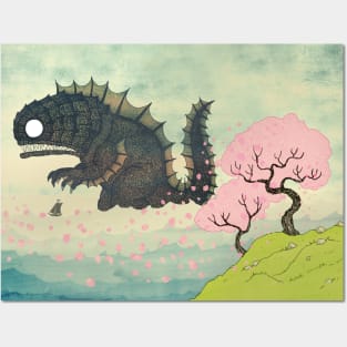 Springtime Sea Monster Posters and Art